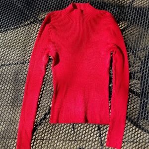 Vintage Red Chaus Turtleneck